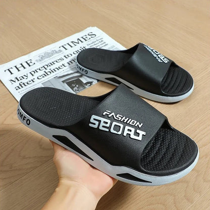 Summer Fashion Slippers For Men Sport Outdoor Sandals Bathroom Non-skid Indoor And Home Sandals For Women Couple Lovers Shoes