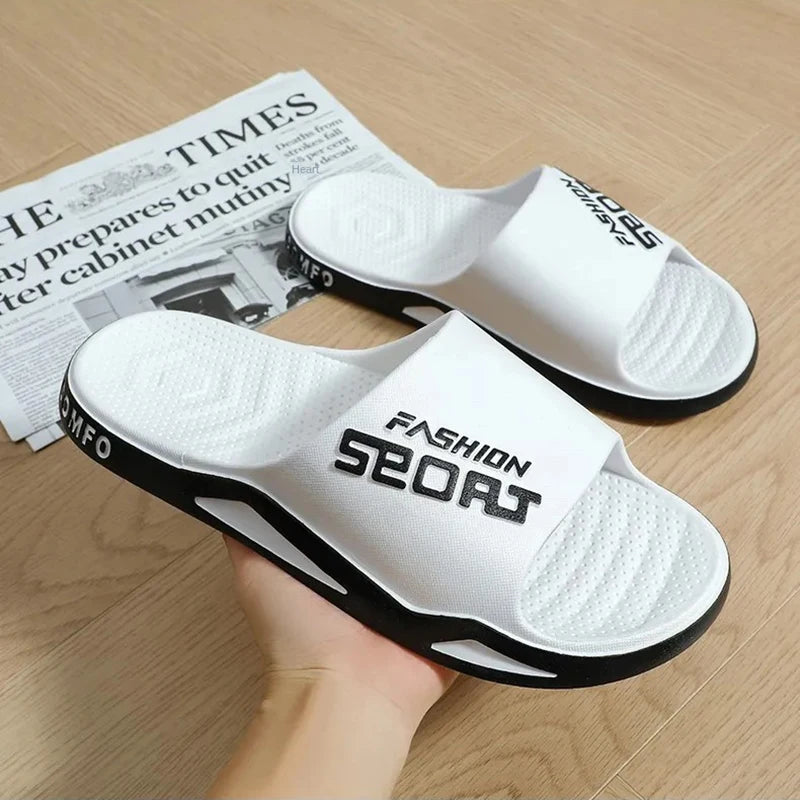 Summer Fashion Slippers For Men Sport Outdoor Sandals Bathroom Non-skid Indoor And Home Sandals For Women Couple Lovers Shoes