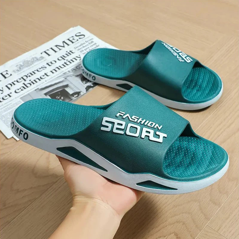 Summer Fashion Slippers For Men Sport Outdoor Sandals Bathroom Non-skid Indoor And Home Sandals For Women Couple Lovers Shoes