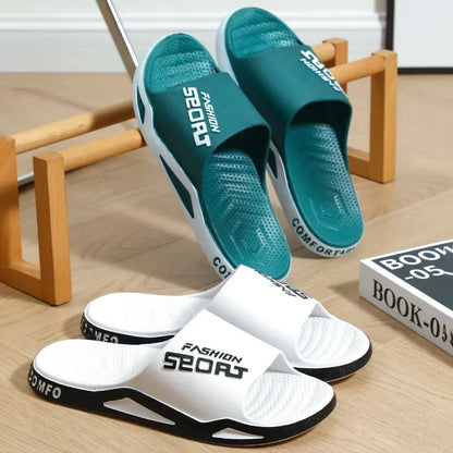 Summer Fashion Slippers For Men Sport Outdoor Sandals Bathroom Non-skid Indoor And Home Sandals For Women Couple Lovers Shoes