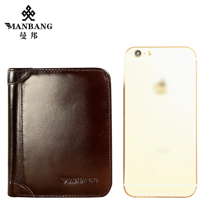 Classic Style Wallet Genuine Leather