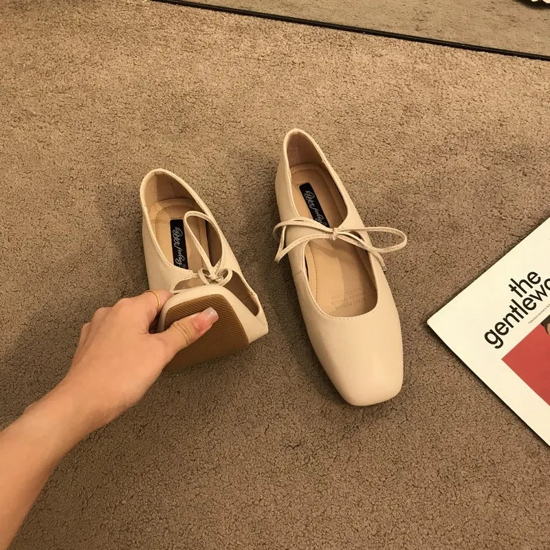 Bailamos Women Casual Flats Comfortable Soft Boat Shoes Loafers Ballerina Shallow Round Toe Ballet Flat Shoes Women Slip On Side