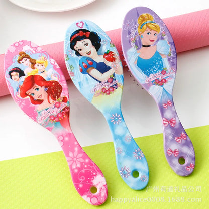 Disney Frozen Comb for Girls Princess Minnie Mouse Hair Brushes Hair Care Baby Girl  Mickey Hair Comb Toys