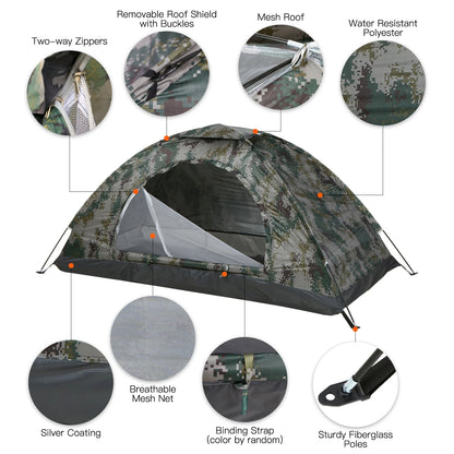 1/2 Person Ultralight Camping Tent