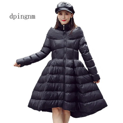 Parka Autumn Winter Jacket Women Clothes Vintage Warm Coat Female Women's Down Cotton Jacket Warm Thick Long Parkas