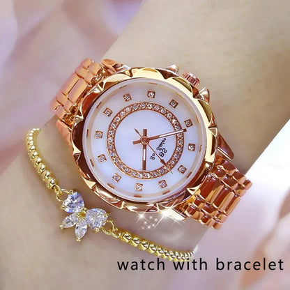 2024 Diamond Women Watch Rhinestone Elegant Luxury Brand