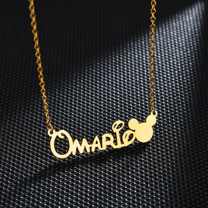 Romantic Custom Name Necklace Stainless Steel