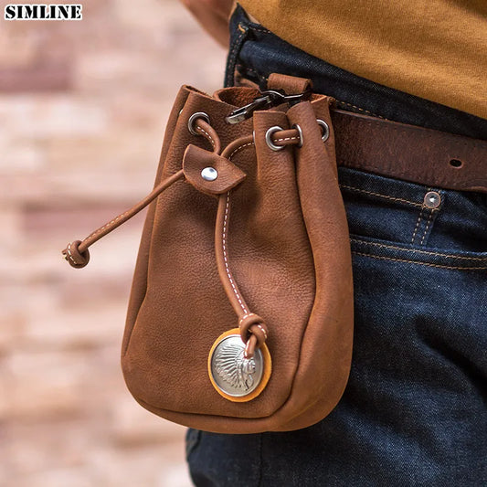 Genuine Leather Belt Bag