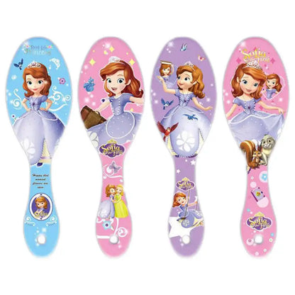 Disney Frozen Comb for Girls Princess Minnie Mouse Hair Brushes Hair Care Baby Girl  Mickey Hair Comb Toys