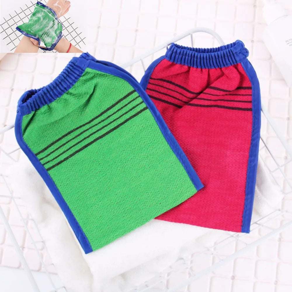 1PC Double-Sided Towel Korean Exfoliating Bath Washcloth Body Scrub Shower Towel For Adults Coarse Grain Towel Bath Supply