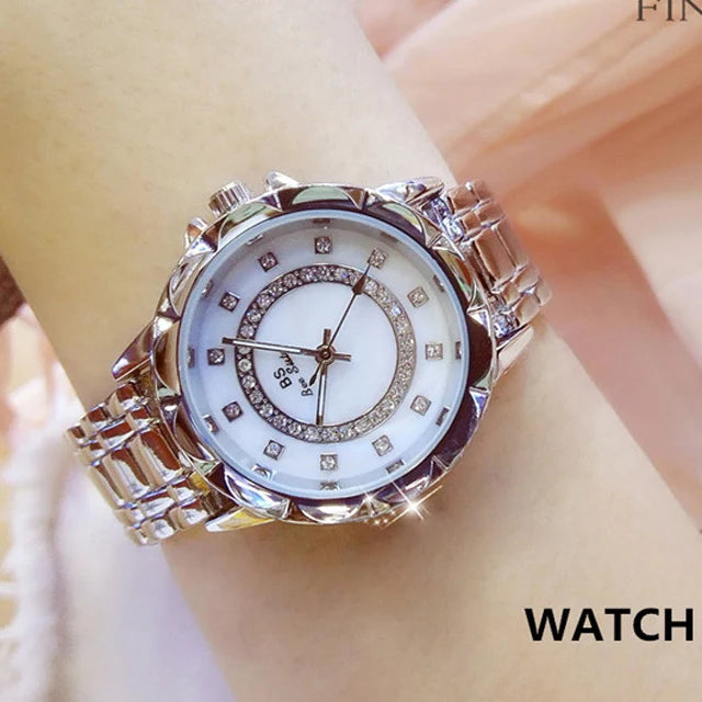 2024 Diamond Women Watch Rhinestone Elegant Luxury Brand