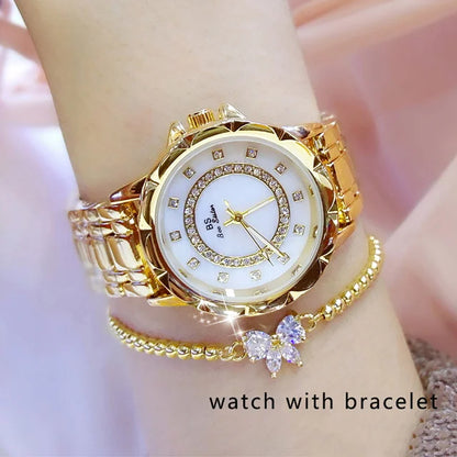 2024 Diamond Women Watch Rhinestone Elegant Luxury Brand