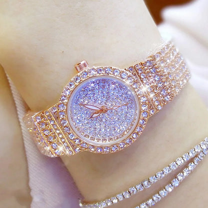 Bee Sister Women Bracelet Watches Luxury Brand Small Dial Female Rose Gold Wrist Watches Ladies 2024 For Gift Bayan Kol Saati