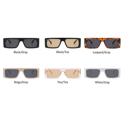 Classic Men's Rectangular Sunglasses New Fashion Small Brand Designer Female Sunglasses Retro Square Shades Glasses UV400