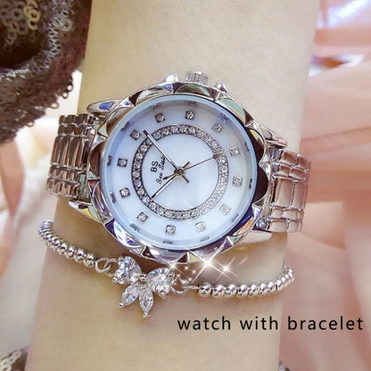 2024 Diamond Women Watch Rhinestone Elegant Luxury Brand