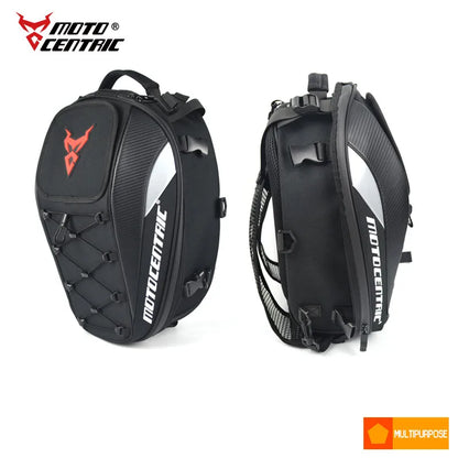 Motocentric Waterproof Motorcycle Tail Bag Multifunction Motorcycle Rear Seat Bag High Capacity Motorcycle Bag Rider Backpack