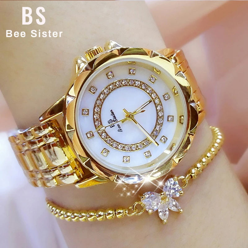 2024 Diamond Women Watch Rhinestone Elegant Luxury Brand