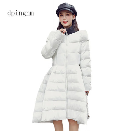 Parka Autumn Winter Jacket Women Clothes Vintage Warm Coat Female Women's Down Cotton Jacket Warm Thick Long Parkas