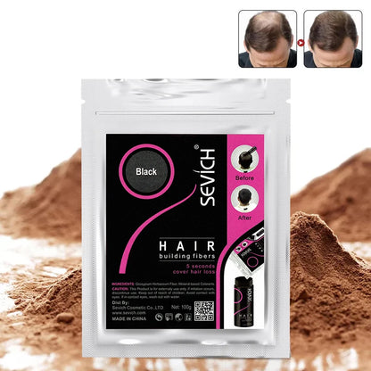 Sevich 100g 10 Color Keratin Hair Loss Building Fiber Hair Growth Fiber Refill Hair Loss Concealer Blender 50g Hair Care Product