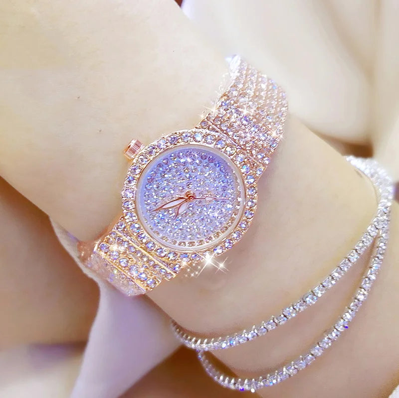 Bee Sister Women Bracelet Watches Luxury Brand Small Dial Female Rose Gold Wrist Watches Ladies 2024 For Gift Bayan Kol Saati