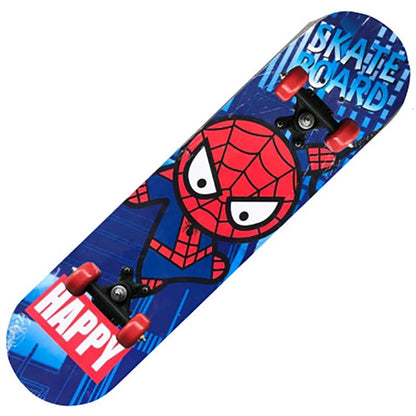 60CM Kids Skateboarding Cartoon Skateboard Dinosaur Spider Longboard Marple Double Rocker For Child Skate Board Childern