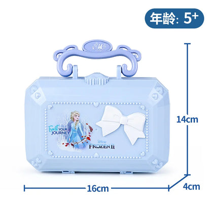 New Disney girls frozen princess elsa Cosmetics Make up set real Beauty makeup box With original box  kids send Within 48 hours