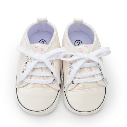 KIDSUN Baby Shoes Canvas Sneakers Newborn Multicolor Baby Boy Girl First Walker Shoes Infant Toddler Anti-slip Baby Sports Shoes