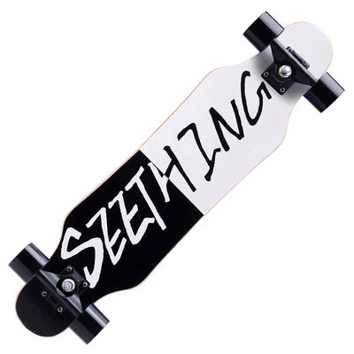 79cm/31" Beginner Skateboard Longboard Maple Flat-Plate Double Rocker Board Steel Bearing PU Wheels Children Adult Skate Board