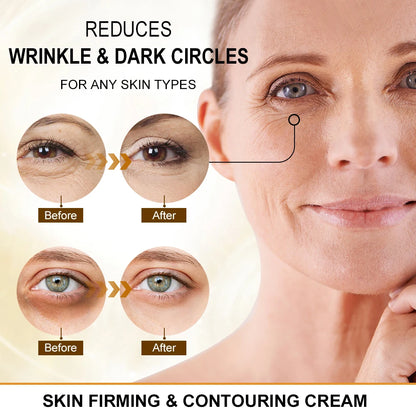 Peptide Anti Dark Circle Eye Cream Eye Bags Caffeine Anti-Wrinkle Massage Fine Lines Firm Whitening Cream Eyes Skin Care Beauty