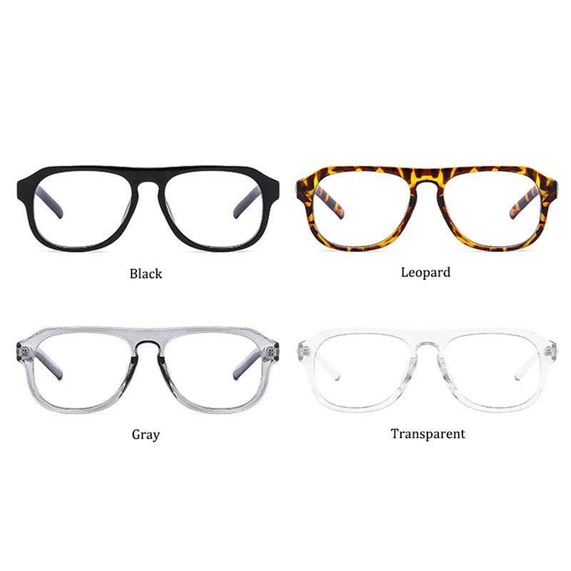 Vintage Glasses For Man Transparent Computer Square Anti Blue Light Eyewear Blocking Glasses Optical Spectacle Eyeglass