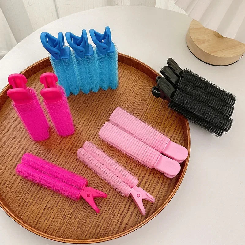 New Natural Fluffy Hair Clips for Girl Hair Rollers Curlers Sleeping Overnight Reusable Hair Root Fluffy Clip Styling Accessries