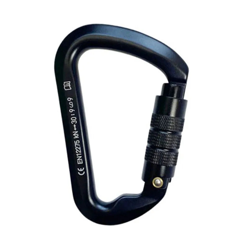 Carabiner Rock Climbing Mountain Landing 30kN High Altitude Operation Equipment Outdoor Aluminum Alloy Safety Buckle Hook