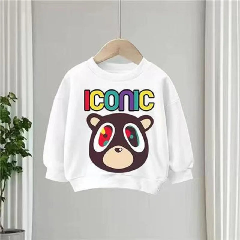 Autumn Children Boy Clothes Set Kid Girls Cartoon Printed Sweatshirts Pullover Top And Pants 2pcs Suit Baby Fashion Tracksuits