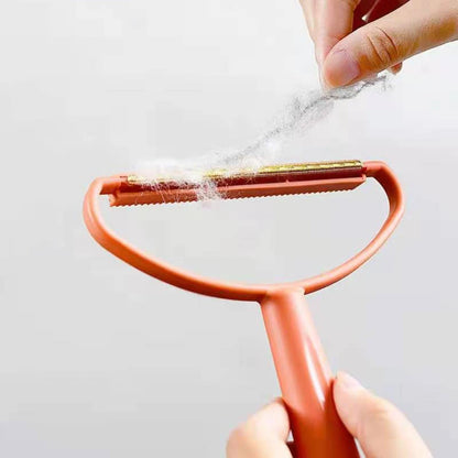 Pet Hair Remover Brush Portable Silicone Double Side Pet Hair Brush Sweater Cleaner Wool Coat Grooming Brush Tool Pet Products