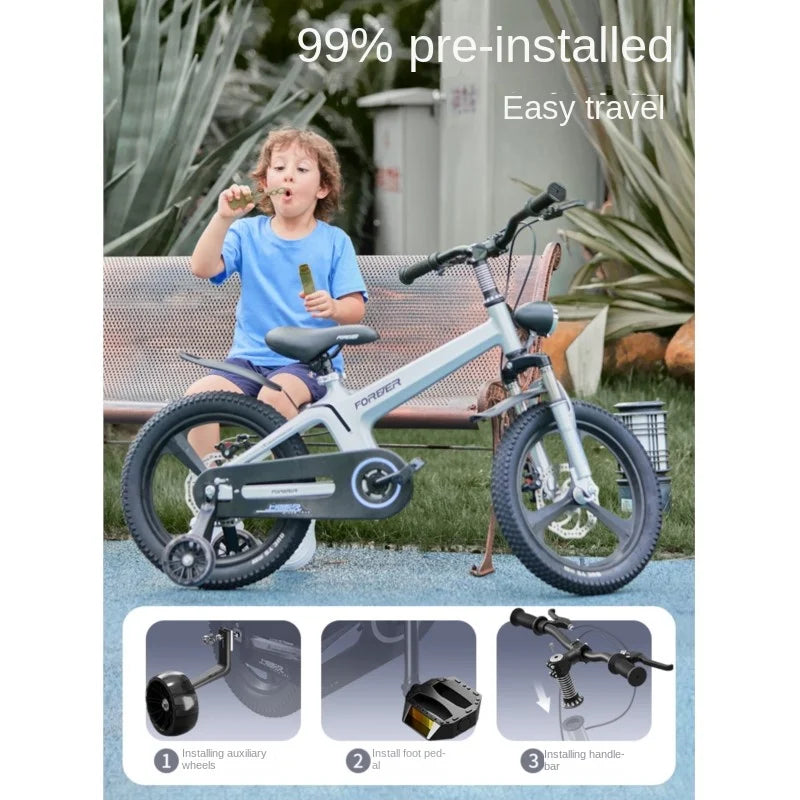 Cooya official-website-Magnesium Alloy Pedal Bike for Kids, 1-3-56 Years Old, 2 Boys and Girls, Bicycle Bike, New