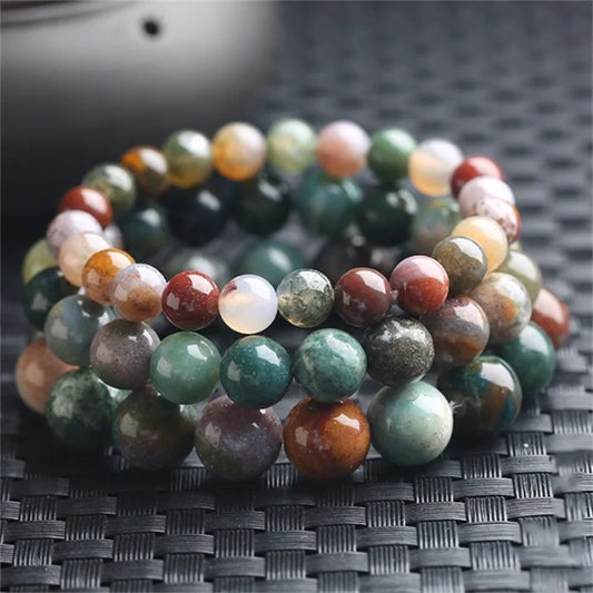 Indian Moss Agate Bracelet