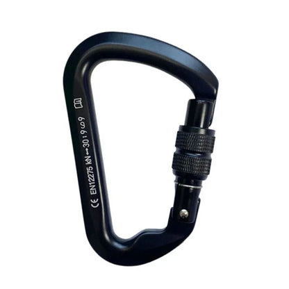 Carabiner Rock Climbing Mountain Landing 30kN High Altitude Operation Equipment Outdoor Aluminum Alloy Safety Buckle Hook