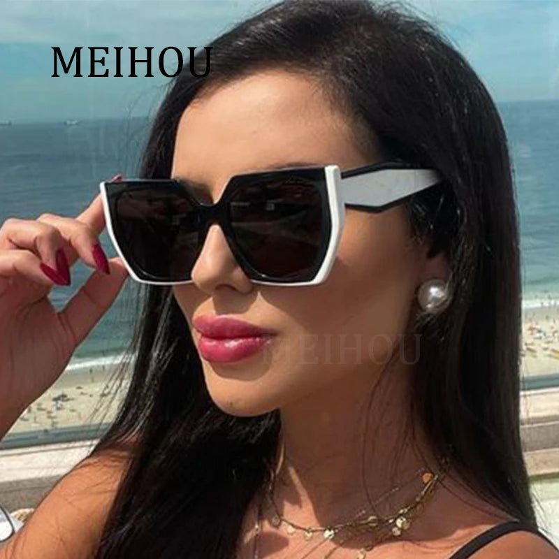 Fashion Elegant Cat Eye Sunglasses For Women New Vintage Style Black White Sun Glasses Female Gradient Shades Gafas De Sol