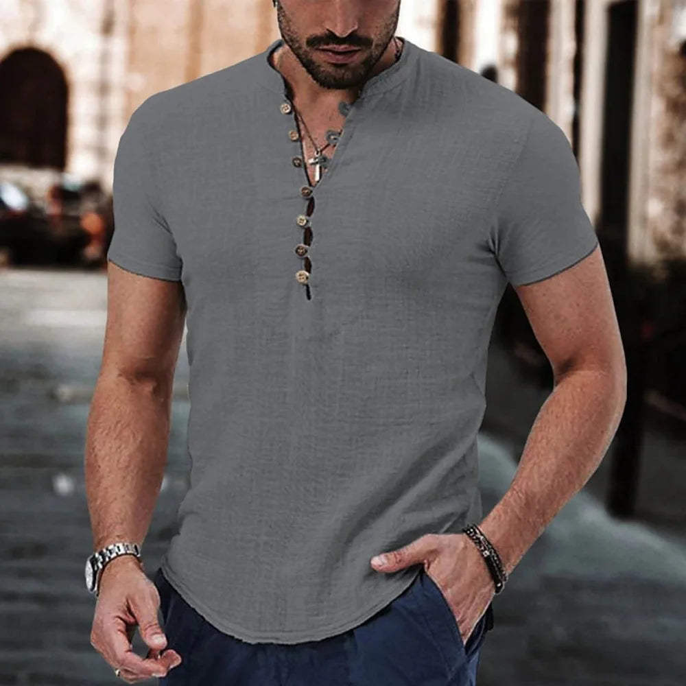 Short Sleeve T-shirt V neck