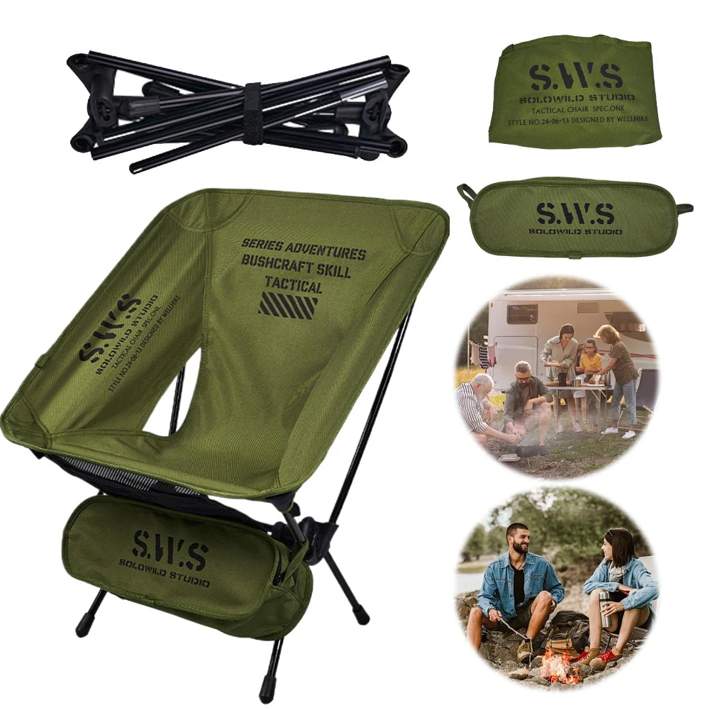 Ultralight Folding Chair Oxford Cloth Lightweight Tourist Chairs Portable Camping Longue Seat for Outdoor Camping Hiking Fishing