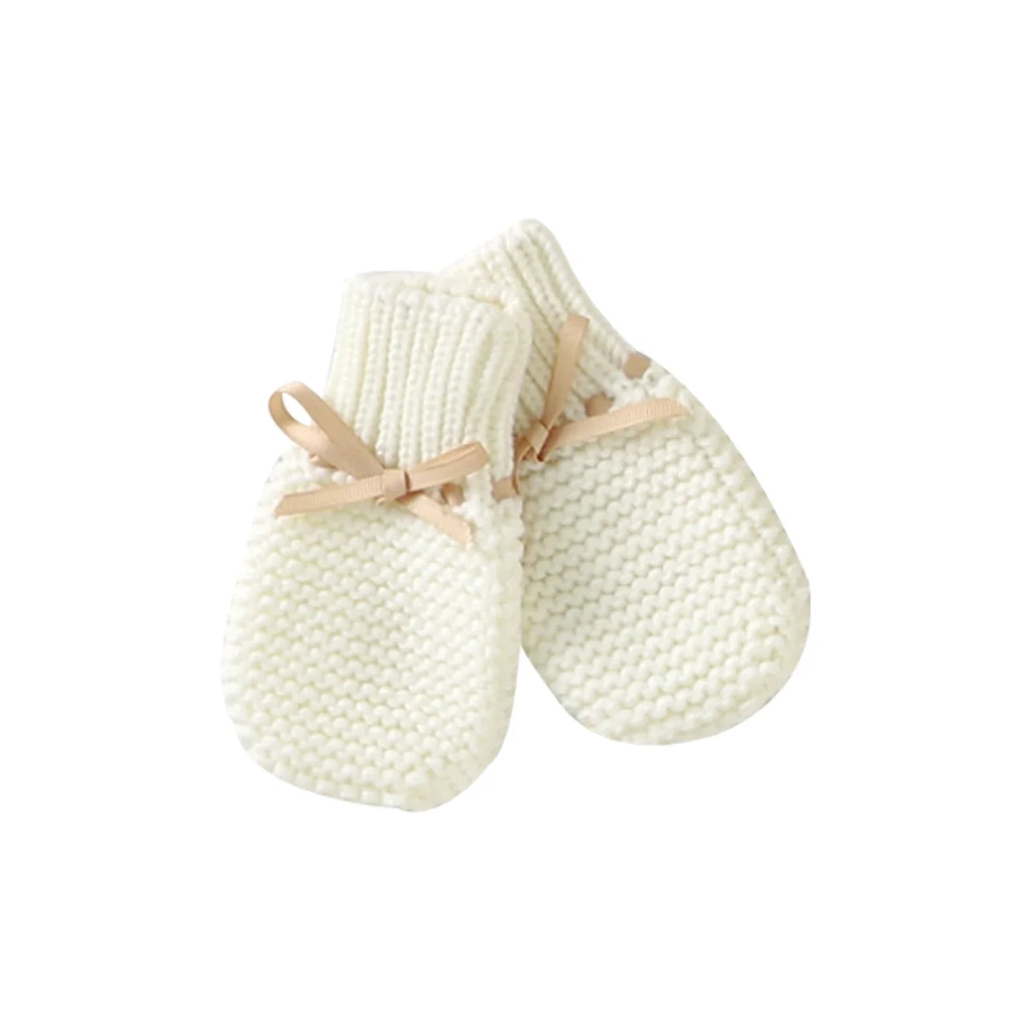 Baby Shoes Gloves Hat Sets Knitted 3PC Infant Kid Bed Boots  Slip-On Mittens Bonnet Handmade 0-18M Newborn Girl Boy Clothes Warm