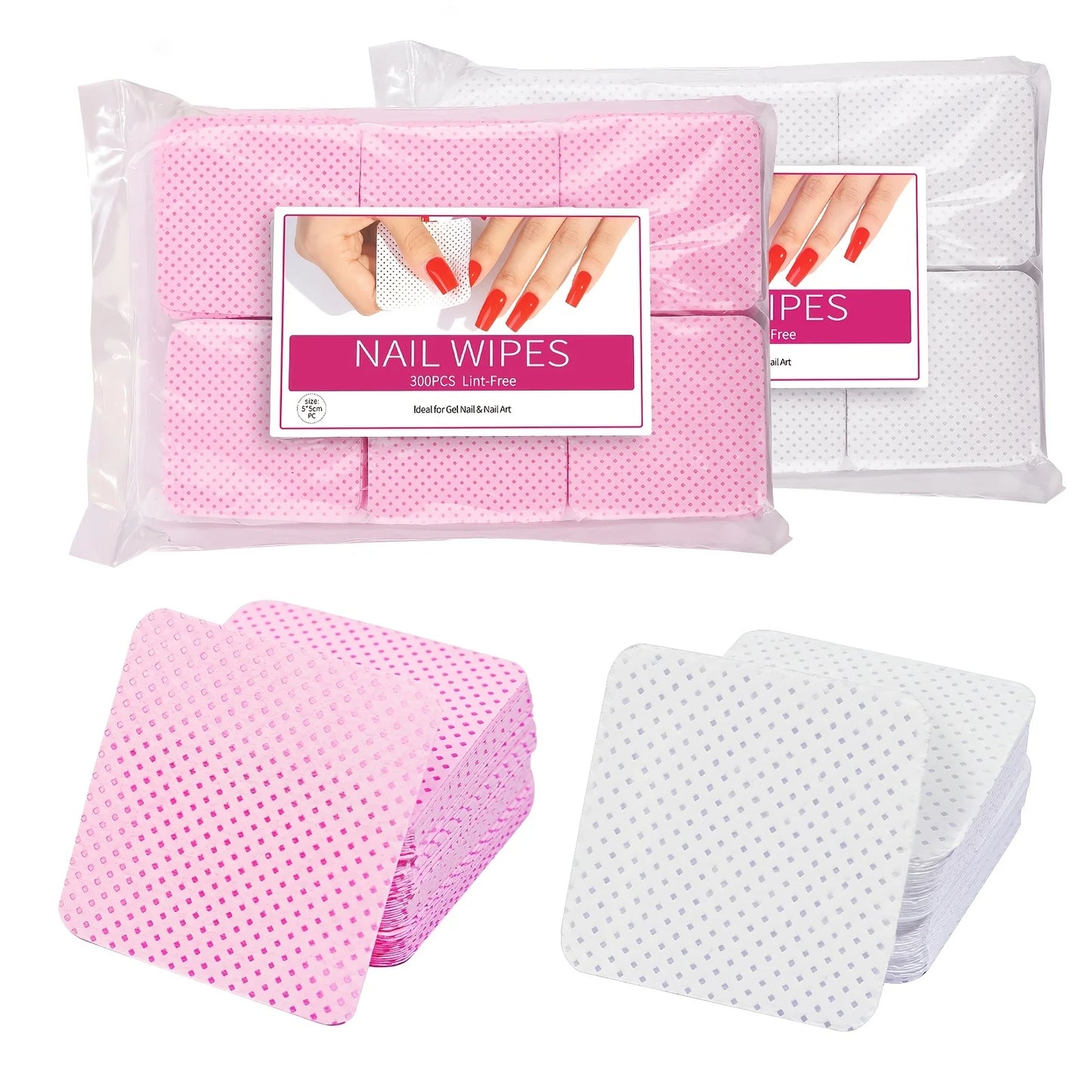 Nail Polish Remover Wipes Nail Cleaning Pads,