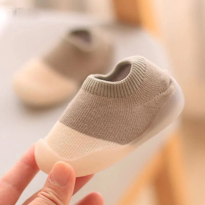 Baby Socks Shoes Infant Color Matching Cute Kids Boys Shoes Doll Soft Soled Child Floor Sneaker BeBe Toddler Girls First Walkers