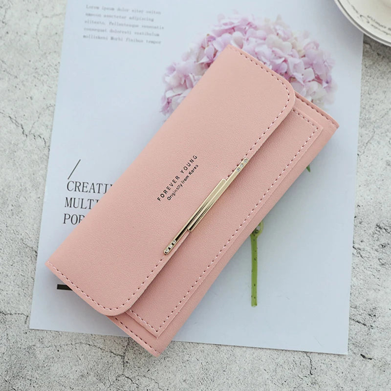 2024 Fashion Wallet Women's Purse Wallet Card Holder Female Clutch Long Purse Multi-card Holder Luxury Designer Lady Coin Purses