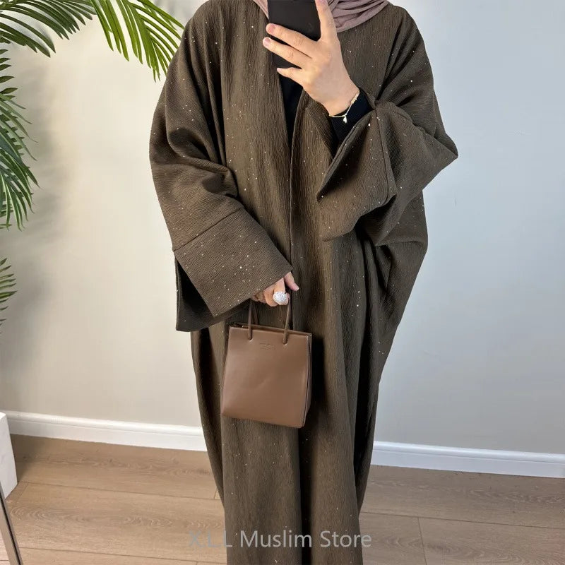 Robe Femme Musulmane Eid Muslim Autumn Thicken Abayas Morocco Kaftan Islam Dubai Kebaya Modest Dresses Long Loose Clothing