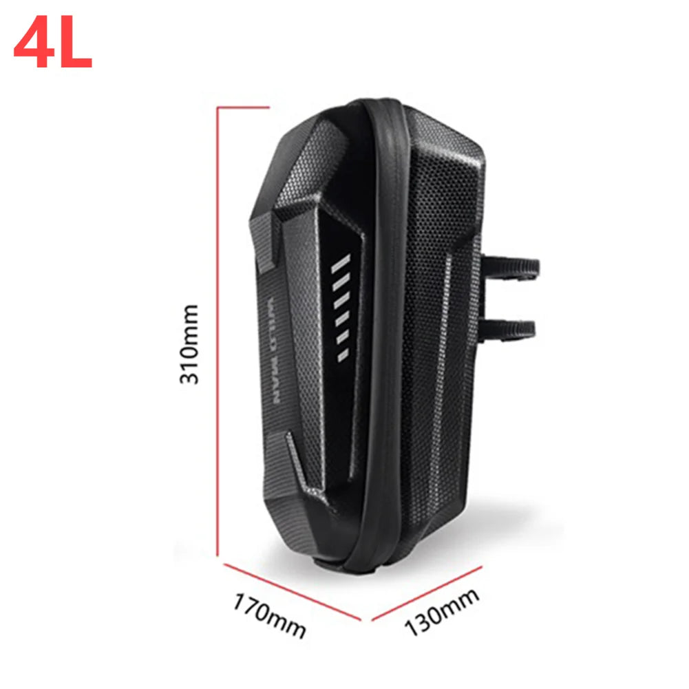 Electric Scooter Front Bag Waterproof Folding EVA Hard Shell Bags Bicycle Handlebar Hanging Bag Carry Bag Storage Accessories