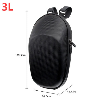 Electric Scooter Front Bag Waterproof Folding EVA Hard Shell Bags Bicycle Handlebar Hanging Bag Carry Bag Storage Accessories