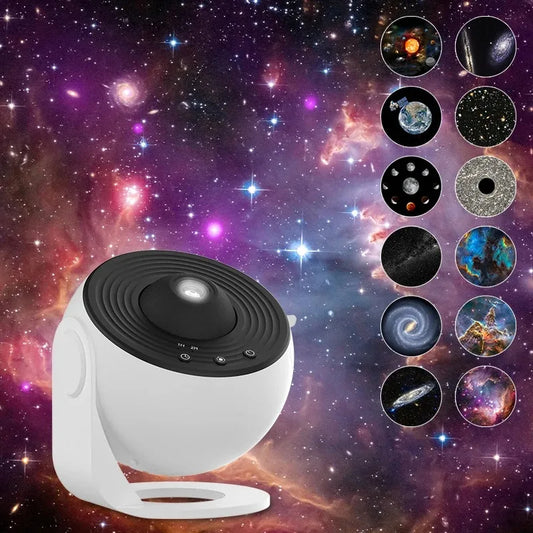 LED Night Light Galaxy Projector Starry Sky Projector 360° Rotate Planetarium Night Lamp For Room Decorative Children Kids Gift