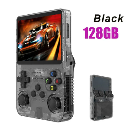 128G R36S Retro Video Game Console Linux System 3.5 Inch IPS Screen RK3326 Portable Pocket Player 64G 256G Games best Boys gifts