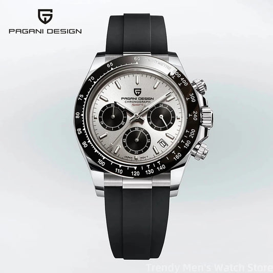 40MM PAGANI DESIGN V2 Quartz Watches for Men Top Brand Automatic Date Wristwatch Luxury Sapphire Glass Sports Chronograph Clock